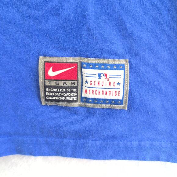 Cubs MLB Nike Team Engineered T Shirt Royal Blue Men's XL - Picture 2 of 5